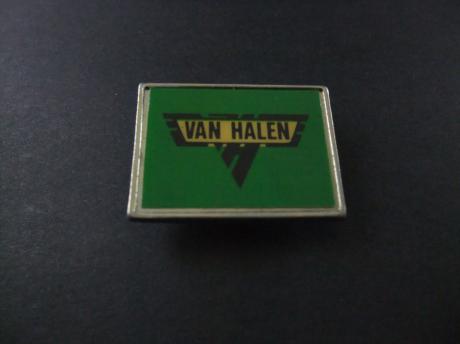 Van Halen(uitspraak ven Heelen) Amerikaanse hardrockband, logo